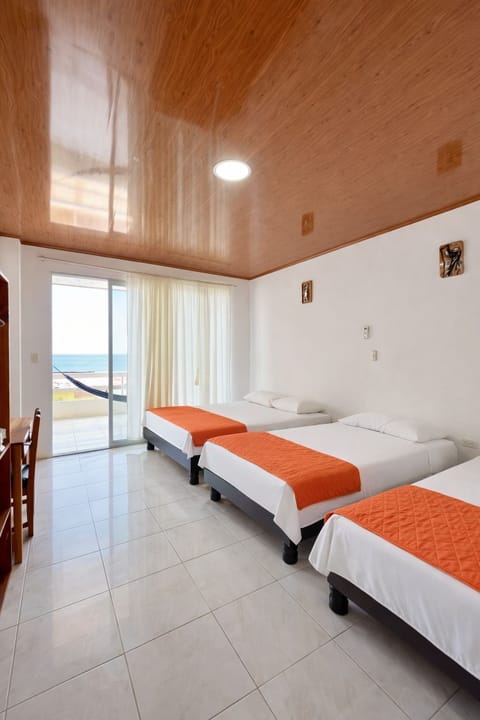 Comfort Twin Room, Balcony, Sea View | Blackout drapes, WiFi (free), bed sheets