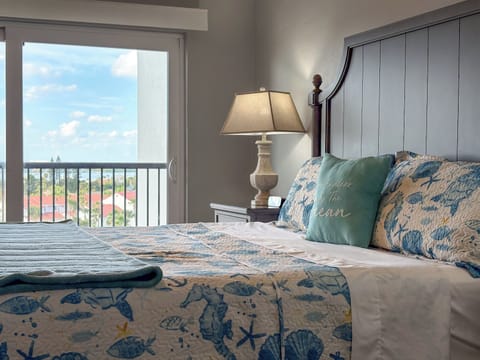 Master bedroom with a view