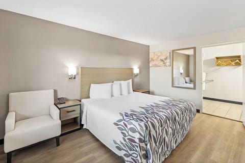 Deluxe Room, 1 King Bed, Accessible, Non Smoking | Desk, blackout drapes, bed sheets
