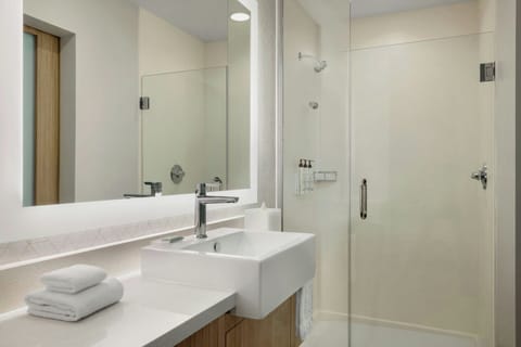 Free toiletries, hair dryer, towels, soap