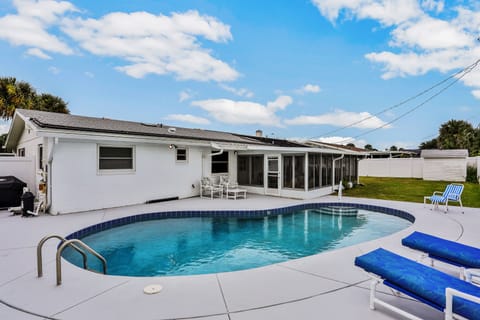 Unwind during your beach stay by this private pool and patio area. Lounge in the sun, enjoy refreshing swims, and relax in a peaceful backyard setting—perfect for downtime after fun-filled days at the beach.