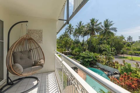 Enjoy the coastal breeze from the top floor balcony