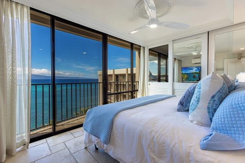 A peaceful bedroom designed for restful Maui nights