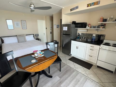 Oceanfront Oasis studio condo at the beach.