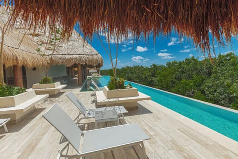 Outdoor pool, open 9:00 AM to 10:00 PM, sun loungers
