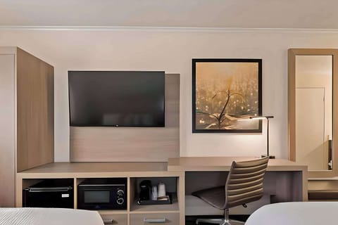 Standard Room, 2 Queen Beds, Non Smoking | 1 bedroom, individually furnished, desk, laptop workspace