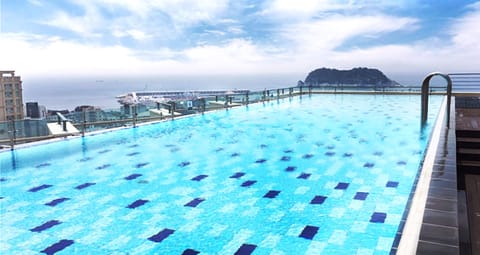Rooftop pool