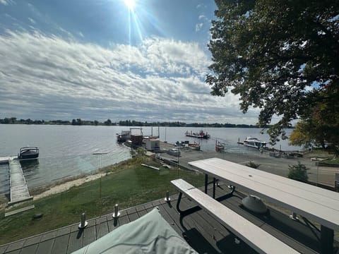 Stunning river and dock view, perfect for enjoying the scenery