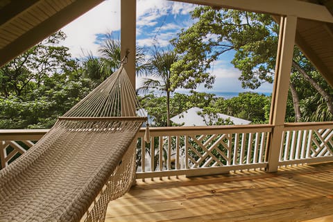 Beautiful sea view from private balcony