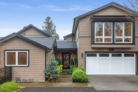 Front entry.  Four outdoor parking spaces