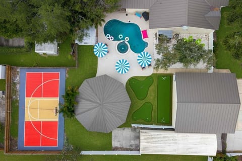 Get a bird’s-eye peek at your next getaway! From above, our property looks like the private paradise you know you deserve. Spoiler: It’s even better up close.