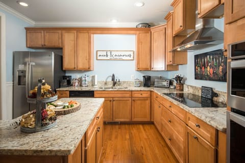 Spacious Kitchen | Stainless Steel Appliances & Island