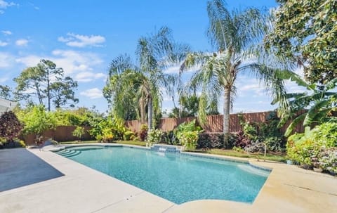 Private heated pool