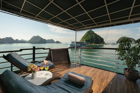 Royal Double Room, Balcony, Bay View | Terrace/patio