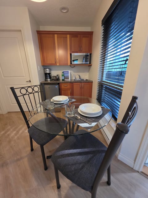 Spacious Kitchenette area including coffee bar. Microwave and bar fridge as well