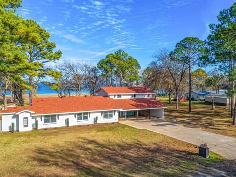 Welcome to Lago Vista!  2 ac. waterfront lot with beautiful lake views.