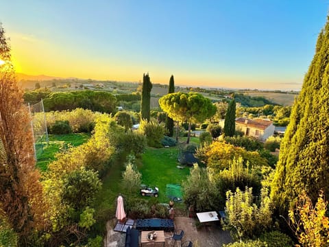 Private garden with BBQ