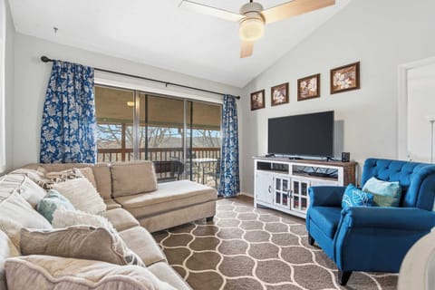 Unwind in the inviting living room & stream your favorites on the smart TV​