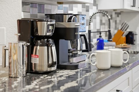 Rise, shine, and sip! Our coffee station is ready to fuel your adventures—because every great day starts with a great cup.