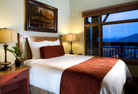 The bedrooms are luxurious and elegant