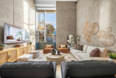 Living Room | Loft Style High Ceilings