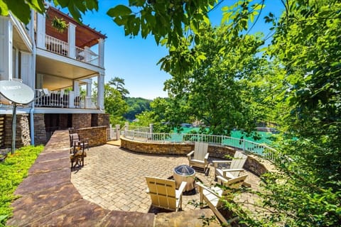 Patio | Fire Pit | Lake Views