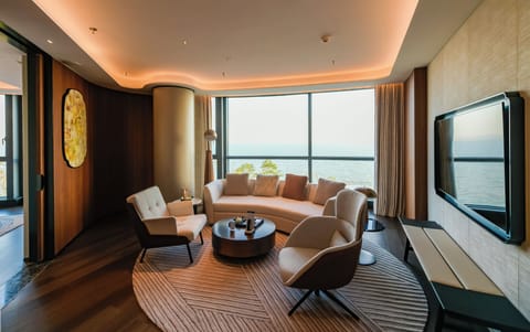 Deluxe Suite, 1 King Bed, Lake View | Premium bedding, down comforters, minibar, in-room safe
