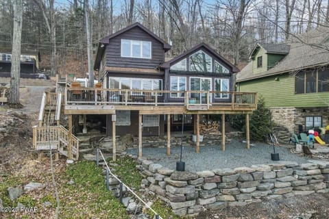 House view from lake