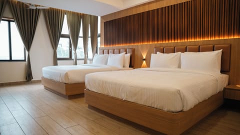 Superior Quadruple Room | Desk, blackout drapes, iron/ironing board, free WiFi