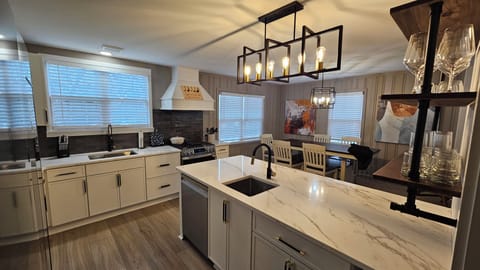 Open concept luxury kitchen 