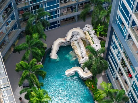Outdoor pool, open 7:00 AM to 8:00 PM, sun loungers