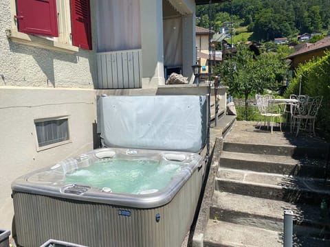 Outside Whirlpool in the garden