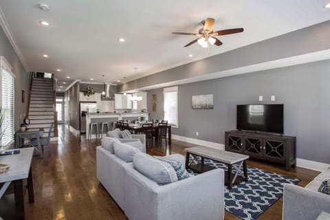 Living Room: Settle in and make yourself at home. Our charming living room offers comfort and style in equal measure.