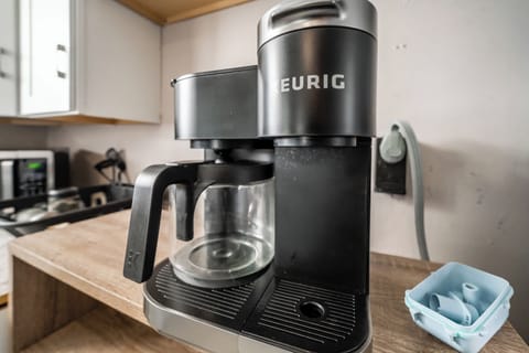 Kitchen: The kitchen has been recently remodeled to offer more space, with new stainless appliances, an island table, utensils, and a new washer/dryer, all designed to make it even more convenient and functional.