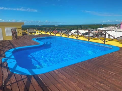 Rooftop pool