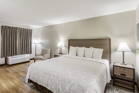 Superior Room, 1 King Bed (Smoke Free) | Desk, laptop workspace, blackout drapes, iron/ironing board