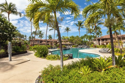One of two of the pools in the complex