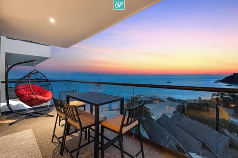Balcony with stunning views