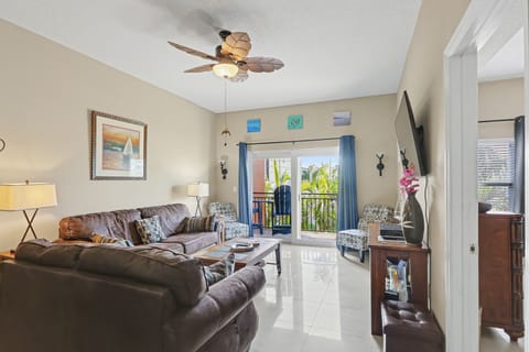 Living Room with Balcony Access