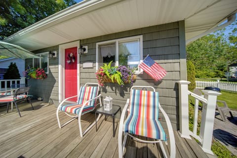 Geneva Vacation Rental | 2BR | 1BA | 2 Steps Required | 650 Sq Ft