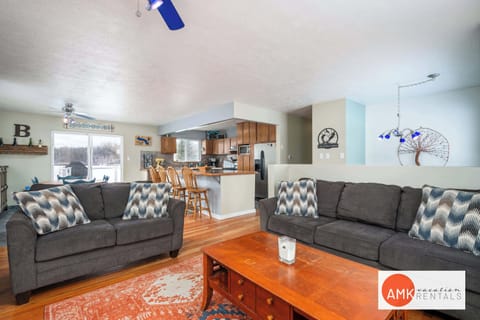 Upstairs living area