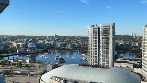 View of False Creek and Rogers Arena