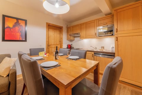 Kitchen and dining area