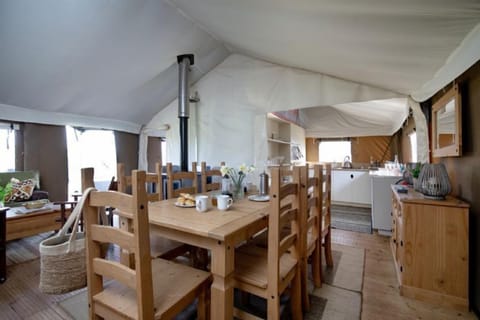 Dining table for up to six people