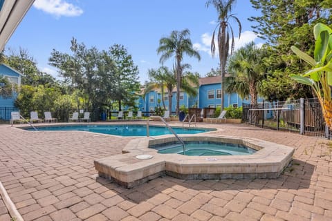 Relax and refresh at the resort-style pool — just steps from Bluebird Villa