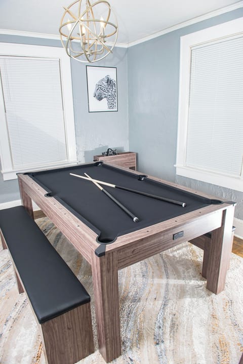 Take the ease off & enjoy a game or 2 of pool with your friends & family.  