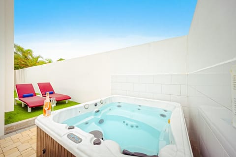 Indulge in ultimate relaxation with your very own secluded outdoor oasis. This is where your stress melts away and true vacation bliss begins.