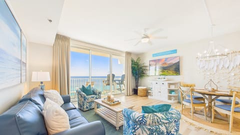 Open concept living area with sleeper sofa (sleeps 2)