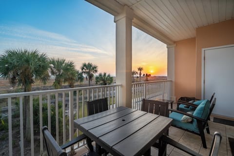 Sip your morning coffee as golden sunrises paint the sky, with palm trees and ocean views creating your perfect coastal retreat.