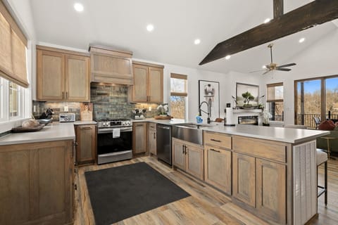 The kitchen is fully stocked!